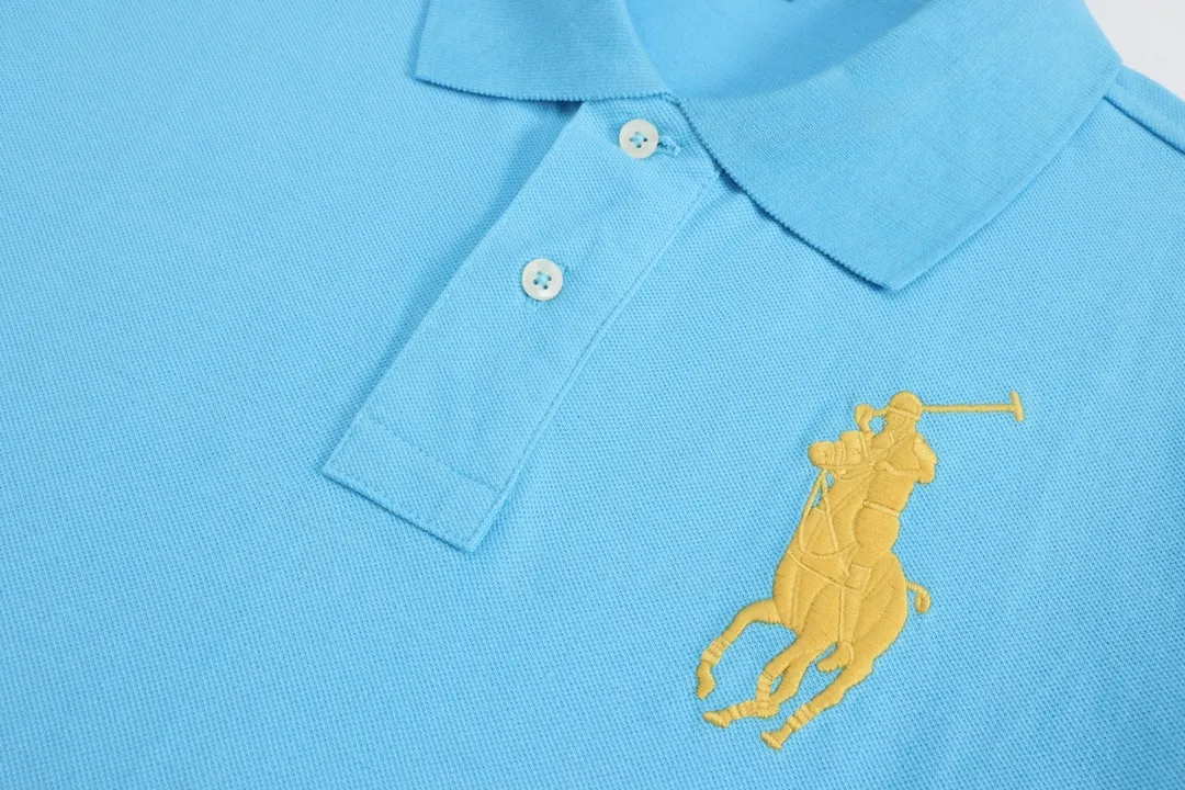 P150 Item No.: 8820 Ralph Lauren large horse mark short-sleeved polo shirt Size: S-XXL